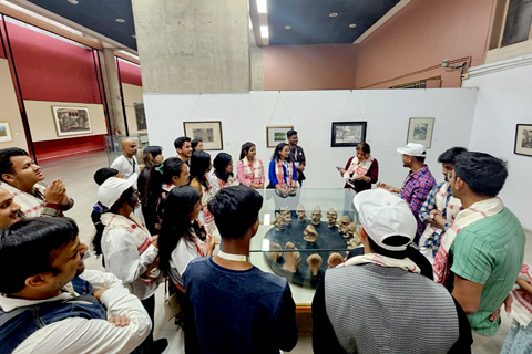 Visit in Museum and Art Gallery Chandigarh