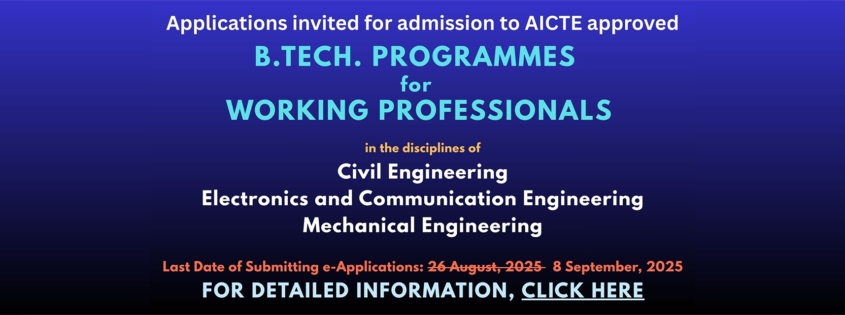 B.Tech. Admission